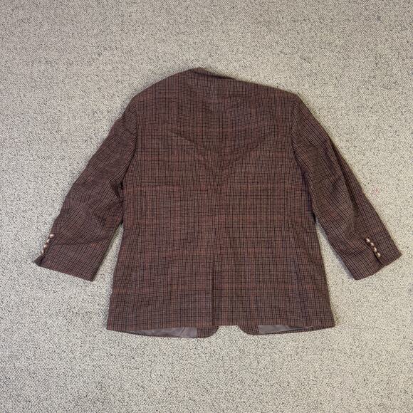 Camelhair Vintage Two Button Long Sleeve Blazer US Men's L - Picture 3 of 8